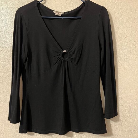 Y2K Michael Kors black half sleeve top (SALE) - Picture 3 of 15